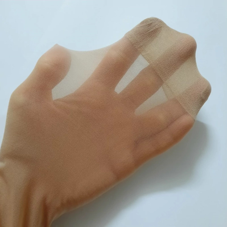 جوراب پارازین بدون کف نخ 15 خارجی رنگ مشکی و کرم
