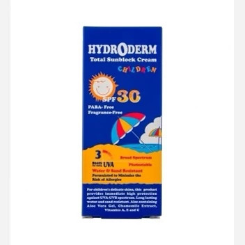 ضدآفتاب کودکان هیدرودرم spF 30