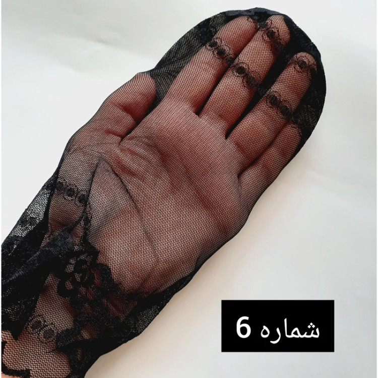 جوراب کالج توری مچ دار فری سایز مناسب 36 تا 40