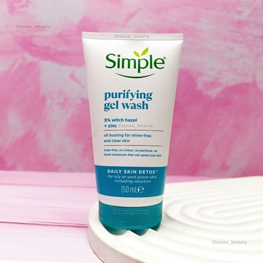 ژل شستشوی صورت سیمپل مدل Purifying پوست چرب و مختلط حجم 150 میل