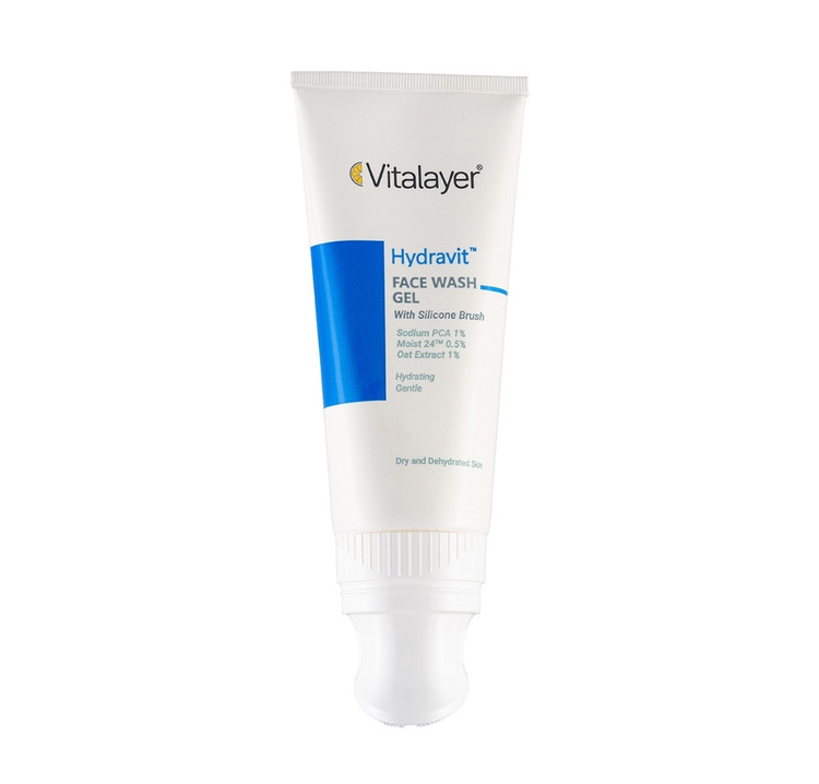 ژل شستشوی صورت ویتالیر مدل Hydravit مناسب پوست خشک حجم 200 میلی لیتر