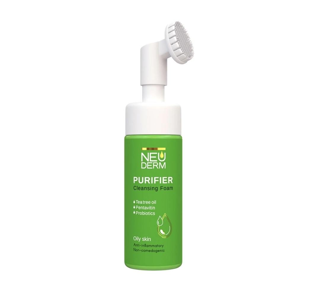 فوم شستشوی صورت نئودرم مدل Purifier مناسب پوست چرب حجم 150 میلی لیتر