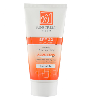 کرم ضد آفتاب بی رنگ مای با SPF30 مناسب پوست خشک و معمولی حجم 50 میلی لیتر